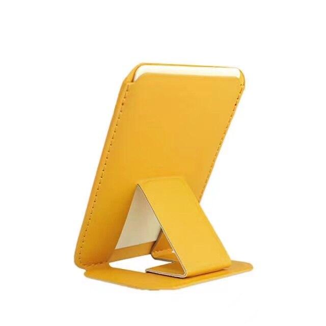 Gambar magnetic magsafe card holder iphone 12 13 14 15 with kick stand - Kuning dari AR-MART-ACC undefined Tokopedia