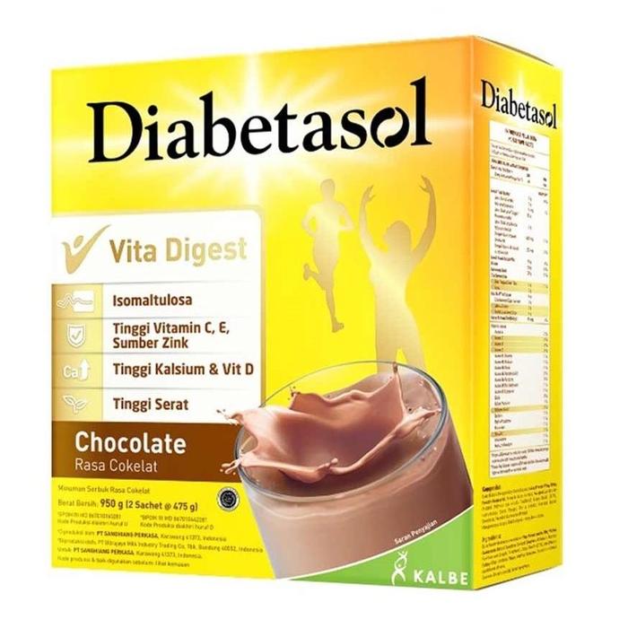 Gambar Best seller Diabetasol All Varian 950 gr - Diabetasol Coklat Vanila 950 G - Coklat 950 gr dari COLLESTOIN undefined Tokopedia