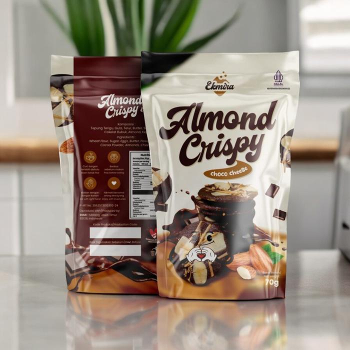Gambar Almond Crispy Choco Cheese dan Vanilla Cheese 70 Gr | Kelezatan yang Menggugah Selera - Choco Cheese dari Clemat-Clemut undefined Tokopedia