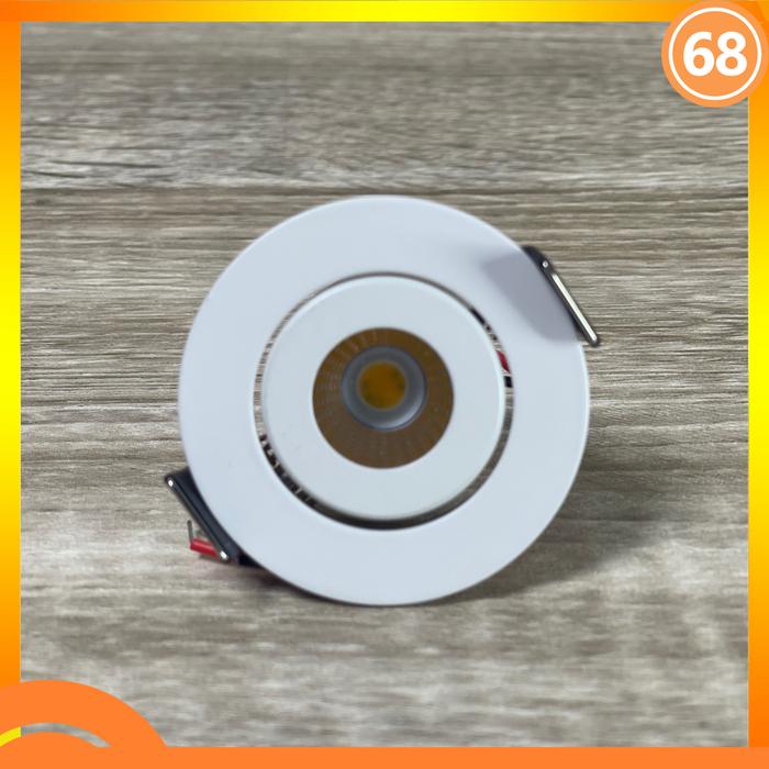 Gambar Lampu Downlight LED COB Mini LED 3W Spot Light Plafon Spotlight Kecil - WHITE, Putih dari Toko Listrik 68 undefined Tokopedia