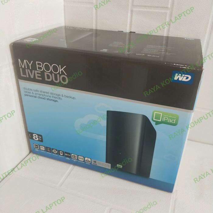 Gambar WD MY BOOK LIVE DUO 8TB NAS - HARDDISK EKSTERNAL 8TB NAS dari Raya Komputer Laptop undefined Tokopedia