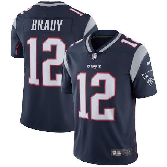 Gambar JERSEY NFL NEW ENGLAND PATRIOTS TOM BRADY GRADE ORI JERSEY PATRIOTS BIG SIZE - Navy, S dari INDAHSTOREBALI undefined Tokopedia