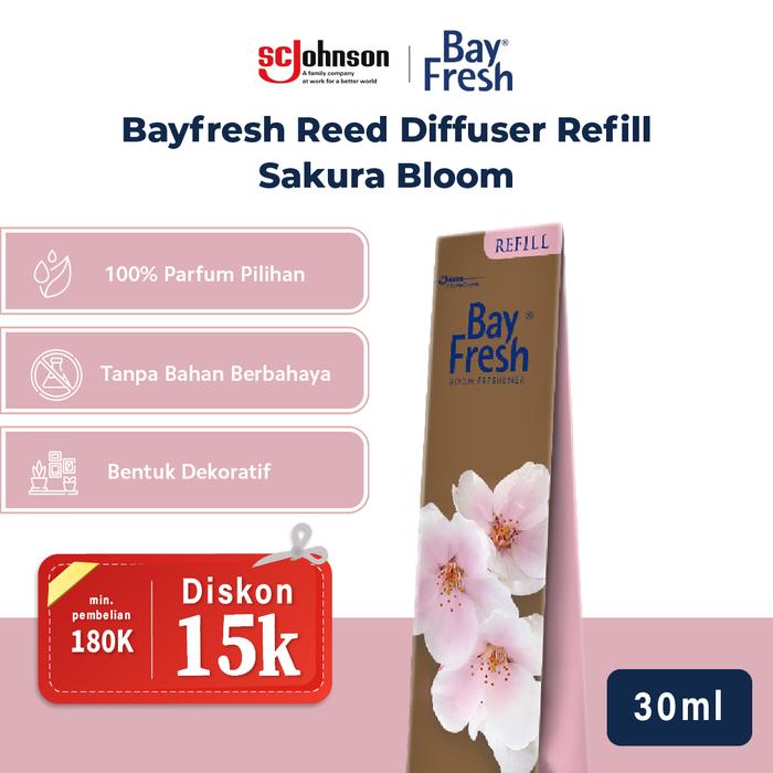 Jual Bayfresh Reed Diffuser Refill Pengharum Ruangan Sakura Bloom ...