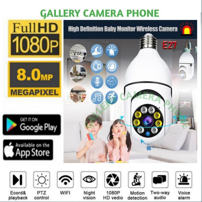 Gambar CCTV BOHLAM V380 PRO 5MP PANORAMIC CAMERA CCTV LAMPU IP CAM - PAKET MMC 32GB dari GALLERY CAMERA PHONE undefined Tokopedia