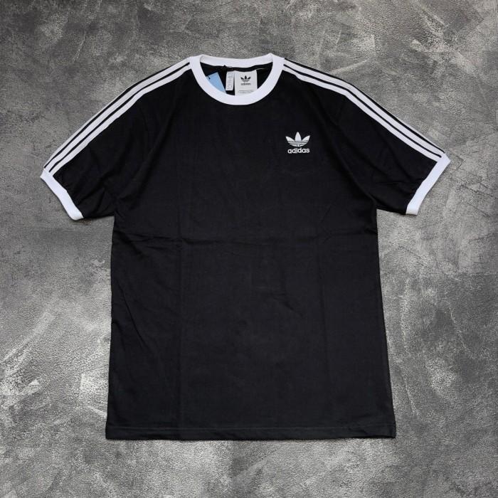Promo T-shirt Adidas Pria 3Foil Full Tag Wos Katun Combed 24s