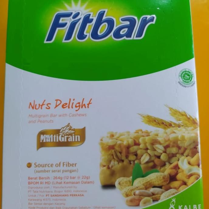 Gambar fitbar nuts delight 22gr isi 12sachet dari niaramadhanishopppp undefined Tokopedia