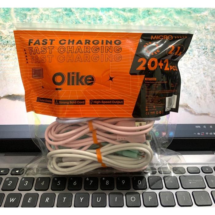 Gambar OLIKE CABLE DATA USB D306 MICRO TYPE C LIGHTNING 2.1A ORIGINAL RESMI READY STOCK - REFIL MI 22PCS  dari Horizon Shop ID undefined Tokopedia