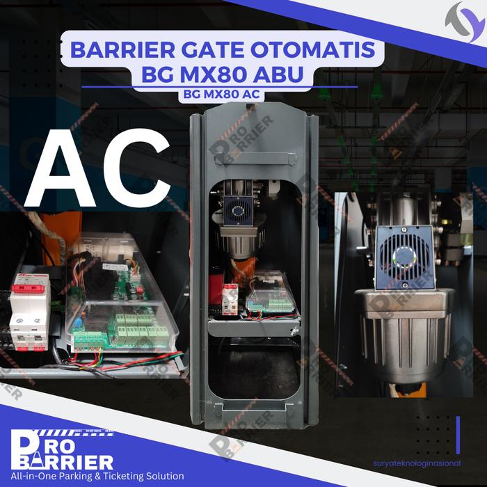 Gambar Barrier Gate MX80 DC / AC 1.8S 3S Mesin Palang Parkir Otomatis - MX80 AC 1.8/3S, Tanpa Palang dari Pro Barrier_NEW undefined Tokopedia