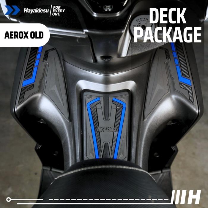Gambar Paket Hemat 1 Hayaidesu Body Protector Deck Package AEROX - Biru dari Hayaidesu Indonesia undefined Tokopedia