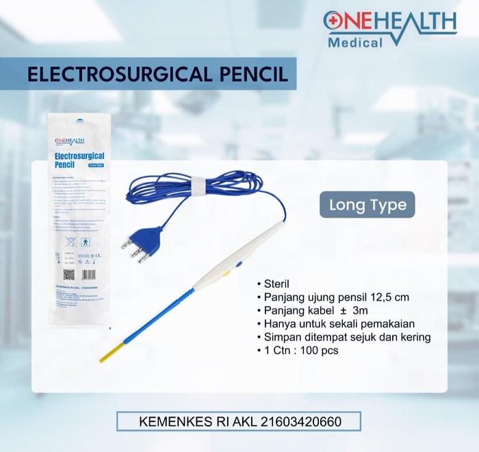 Gambar Handswitch Disposable Electrosurgical Esu Pencil Cutter / Pen Couter - OH Long Type dari Prima Sarana Medika undefined Tokopedia