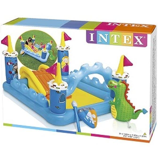 Gambar Play Centre Intex 57138 Fantasy Castle kolam renang anak main air bola ada perosotan murah besar dari udinstorea undefined Tokopedia