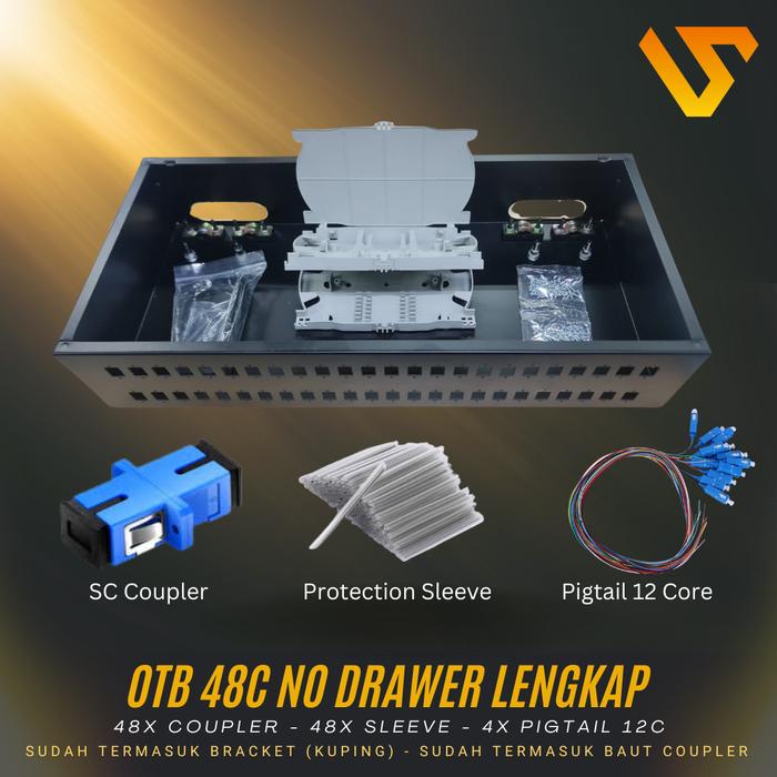 Gambar Tarmoc OTB 12/24/48 Core SC | Drawer / No Drawer ODF OTB LENGKAP - OTB 48C No DRAW dari Vigore Shop undefined Tokopedia