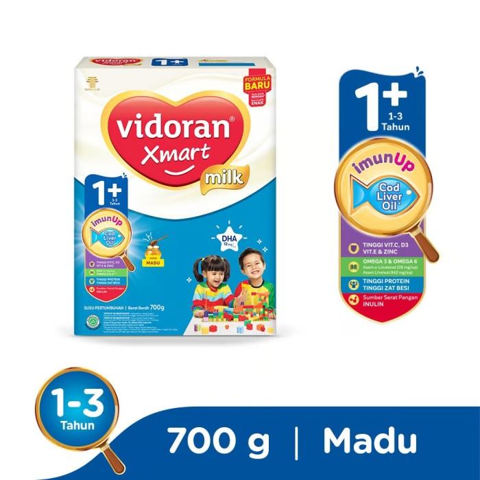 Gambar Susu Formula Untuk Anak Usia 1 - 3 tahun Vidoran Xmart 1 + Imun Up 700 gram dari Berkat Ummi undefined Tokopedia