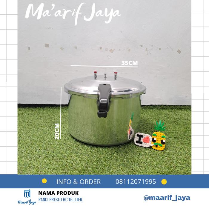 Gambar Panci Presto Happy Call 8, 16 Liter /Panci Stainless Anti Karat/Panci Presto Bunyi - 16 liter dari Pegawai Toko undefined Tokopedia
