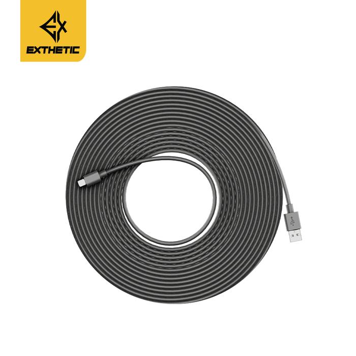 Gambar Exthetic EK05C High Speed Cable Type C 5 Meter / Kabel Data Type C Untuk CCTV DLL - Hitam dari memorimurah undefined Tokopedia