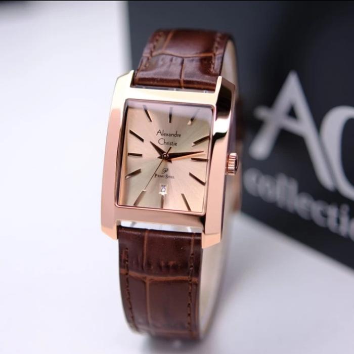 Gambar SHIA WANITA ORIGINAL GARANSI RESMI 1 TAHUN JAM TANGAN WANITA ALEXANDRE CHRISTIE ANALOG CEWEK KULIT STRAP ALEXANDER CRISTIE AC10370L AC1037 AC 1037 PEREMPUAN CRISTY CHRISTY - NO : 1 dari Alexander Cristie undefined Tokopedia
