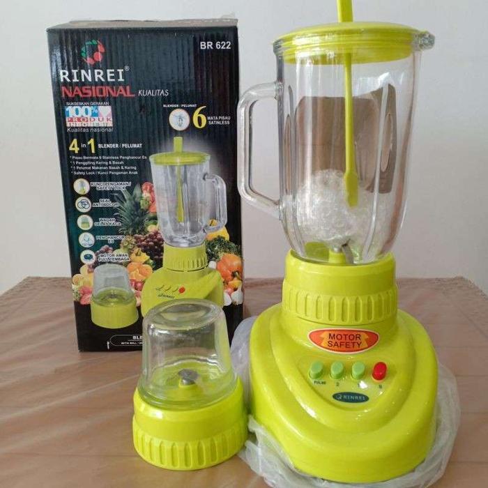 Gambar BLENDER QQ NATIONAL 1 Liter Kaca - Rinrei 2in1 dari ElangElektro undefined Tokopedia