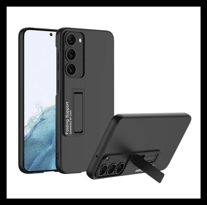 Gambar Samsung Galaxy S23 / S23+ Plus 5G KickStand Hybrid Hard Case Casing Cover Armor Back Stand -  HITAM., SAMSUNG S23 . dari Original Shop Nillkin Kota Administrasi Jakarta Pusat Tokopedia