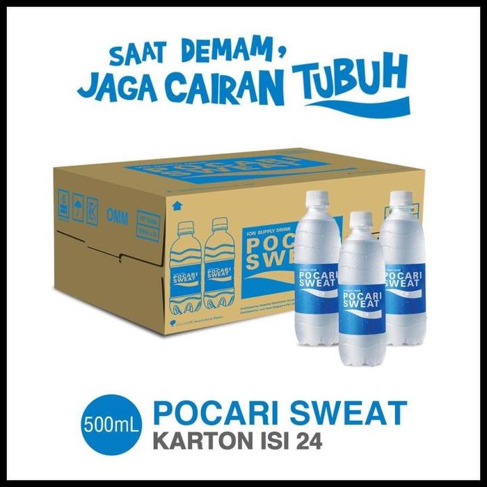 Gambar Produk Berkualitas Pocari Sweat Botol 500Ml Karton Dus 1 X 24 Botol dari abosta store undefined Tokopedia