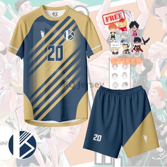 Gambar KQ Jersey Haikyuu All Star B Team fullprint Anime Karasuno Desawa Anak custom Nama Punggung / Kaos Anime Haikyuu Karasuno Nekoma All Star/ - Navy (One Set), (Dewasa) XXL dari KQjersey undefined Tokopedia