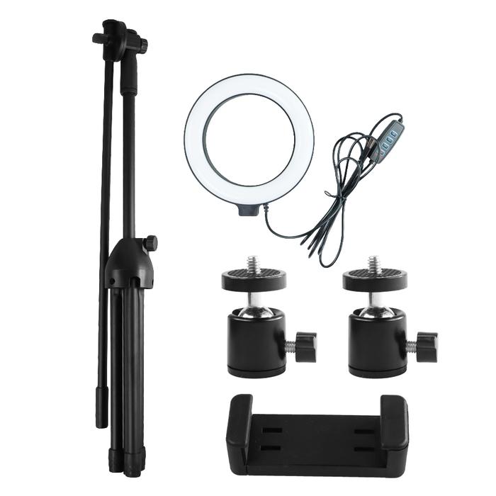 Gambar TaffSTUDIO Tripod Stand Holder Smartphone Boom Arm & Ring Light CN-171 - Black dari Dilonkshop undefined Tokopedia