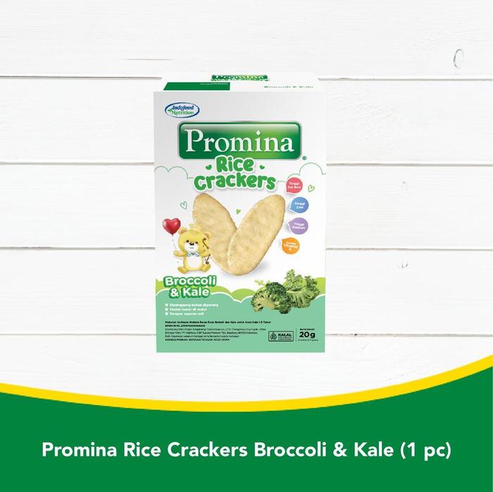 Gambar PROMINA Rice Crackers Broccoli & Kale Mix Berries 20g | Promina Snack Rice Crackers 12m+ | Cemilan Bayi Snack BayiPROMINA Rice Crackers Broccoli & Kale Mix Berries 20g | Promina Snack Rice Crackers 12m+ | Cemilan Bayi Snack Bayi - Broccoli & Kale, ProminaCrackers dari Bebekidz undefined 3 Tokopedia