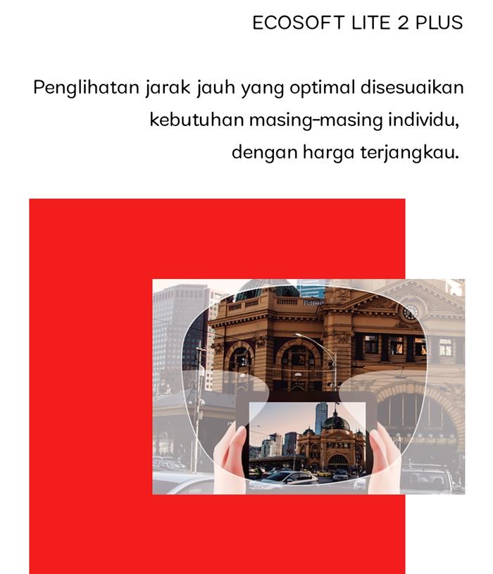 Gambar Lensa progresive Freeform polycore U-Blue 1.56 Original - Ecosoft Lite dari anee glasses undefined Tokopedia