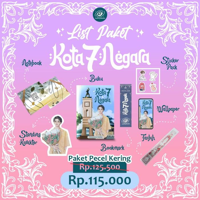 Gambar PRE ORDER - Buku Novel - Kota 7 Negara - Imanez Juliq - Galaxy - Bumifiksi (31 Jul - 13 Agust) - PECEL KERING dari BumifiksiJogjakarta undefined Tokopedia