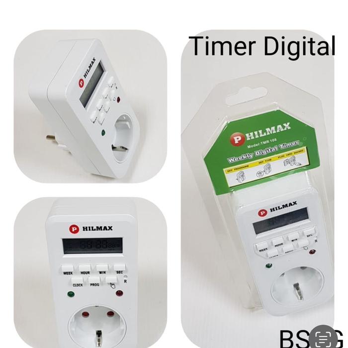 Gambar stop kontak timer kaiser digital analog kaiser dari wewe electric undefined Tokopedia