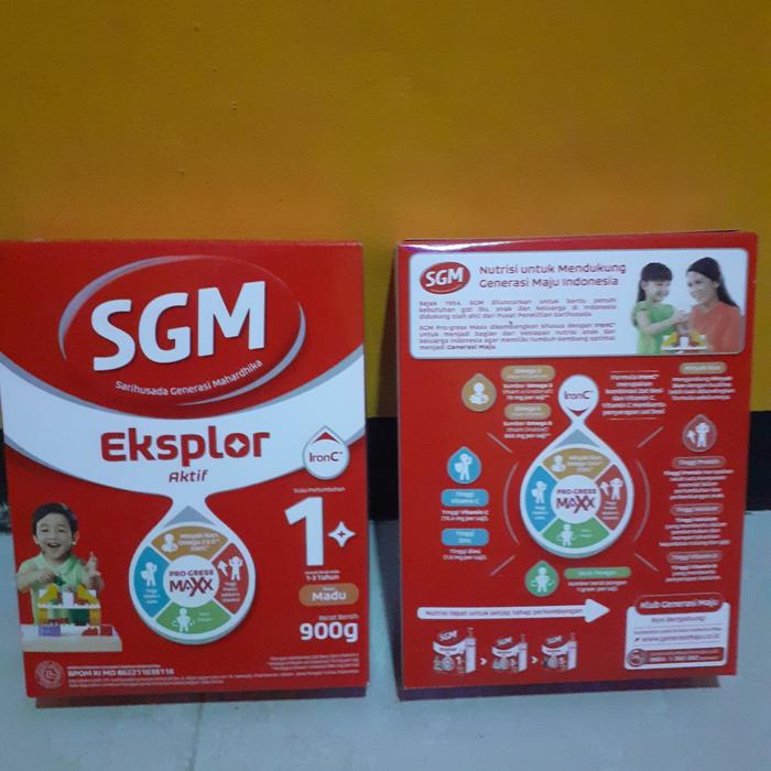 Gambar Susu SGM eksplor 1+ rasa madu kemasan 900 gram dari Hanan baby undefined Tokopedia