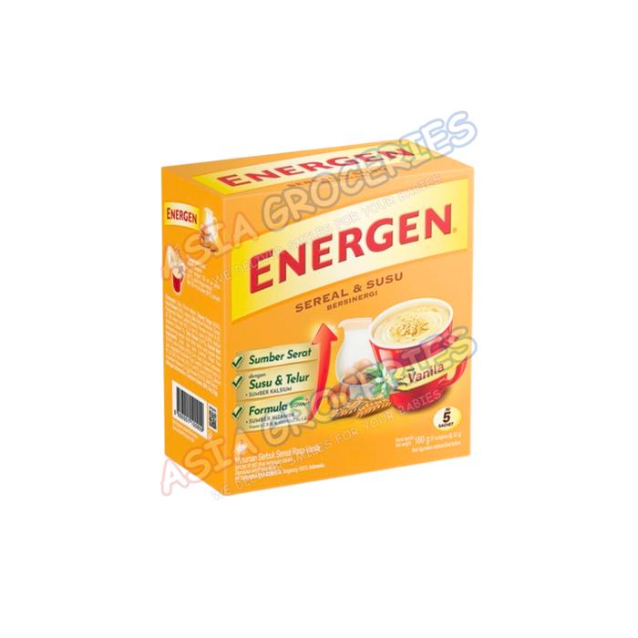 Gambar ENERGEN SUSU & SEREAL ENERGEN CEREAL KACANG HIJAU VANILA COKELAT CHOCOLATE - Vanila dari Asia Grocery undefined Tokopedia