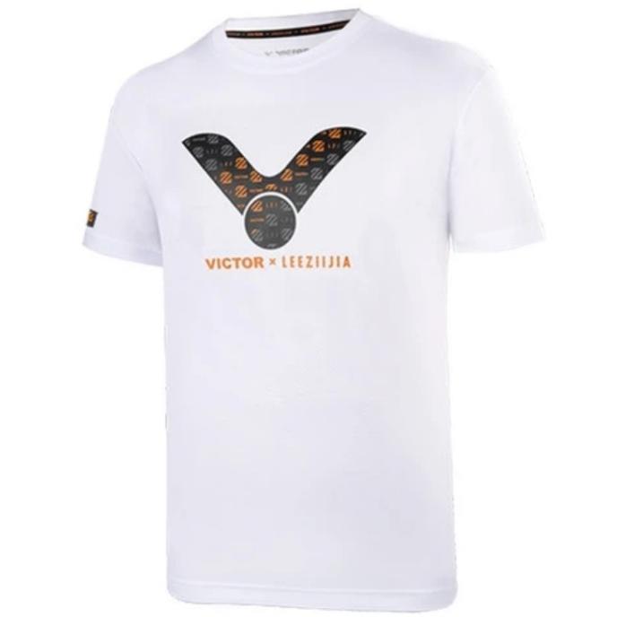 Gambar Baju Badminton Victor Casual Shirt Lee Zii Jia LZJ302 LZJ 302 Original - Putih, M dari reeff6 undefined Tokopedia