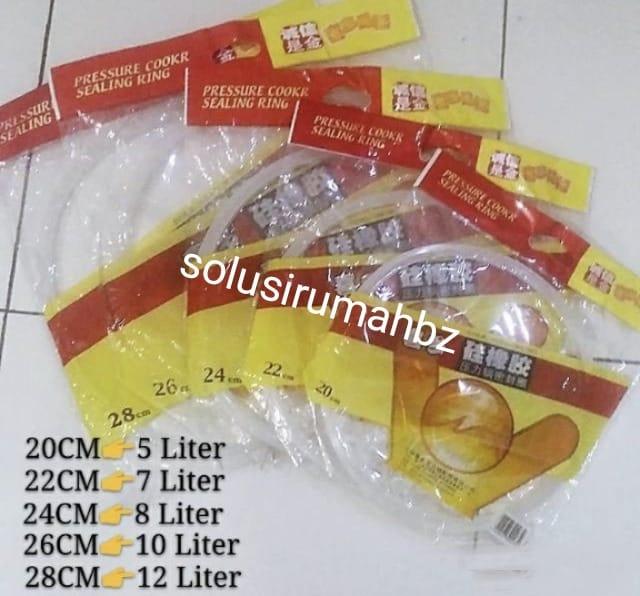 Gambar karet seal presto panci pilih 18 20 22 24 26 28 30 32 cm 18cm 20cm 22cm 24cm 26cm 28cm 30cm 32cm sil lingkaran bulat maxim maxiim - 28cm dari solusirumah.biz undefined Tokopedia