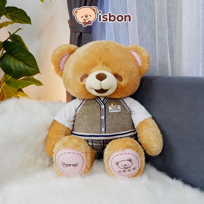 Gambar ISTANA BONEKA Beruang Boney Bonita Seragam GREY Baju Sekolah School Day Bahan Premium Cocok Untuk Hadiah Mainan Anak - Boney 25in, School Day Grey dari ISTANA BONEKA OFFICIAL SHOP undefined Tokopedia