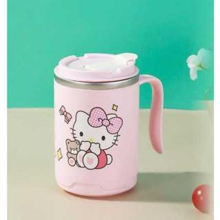 Gambar Cangkir Stainless 500ML Tumbler Tahan Panas Motif Lucu Sanrio Kuromi Melody Cinamonroll Hello Kitty Double Wall - HelloKityPink dari GloryBeauty undefined Tokopedia