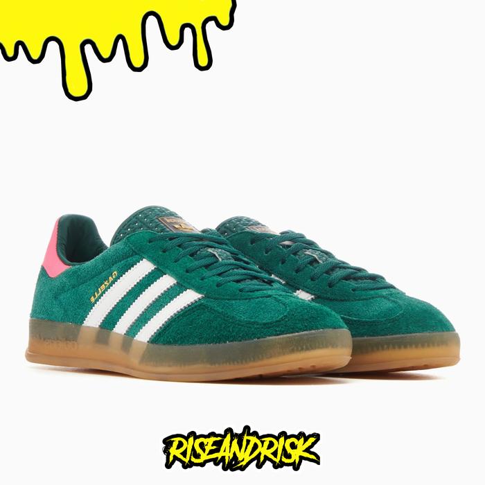Jual Adidas Gazelle Indoor Collegiate Green Lucid Pink IG5929