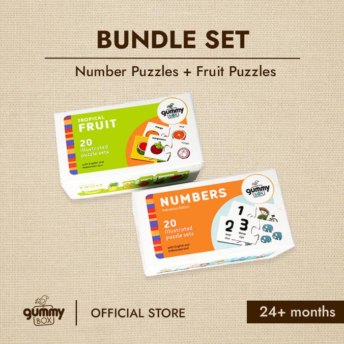 Gambar PROMO Fruit Puzzles & Number Puzzles dari Gummybox undefined Tokopedia