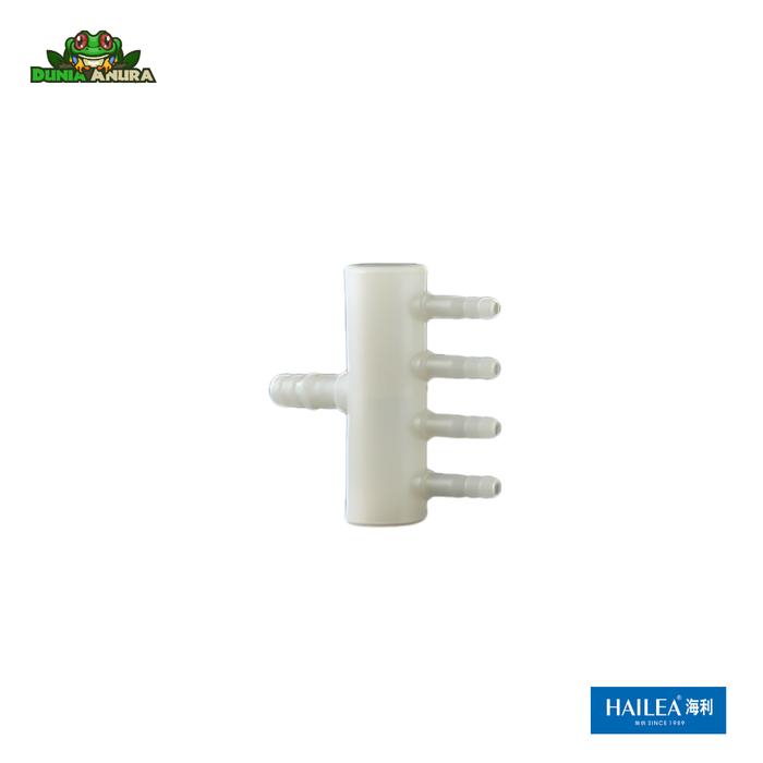 Gambar Hailea Air flow Divider -  pembagi udara selang aerator - 4 Output dari Dunia Anura 99 undefined Tokopedia