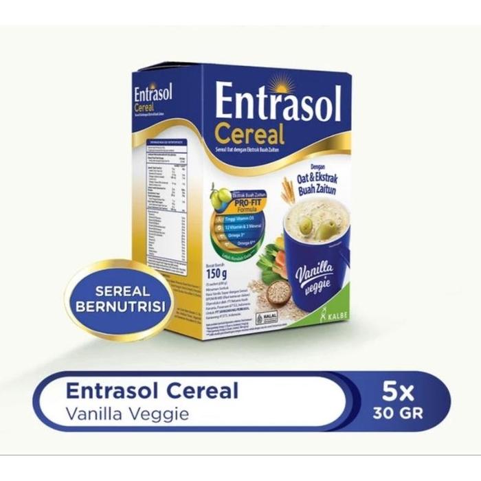 Gambar Aqky Entrasol Cereal Quickstart Oat Vanilla Veggie 5 X - Vanila dari faaza103 undefined Tokopedia