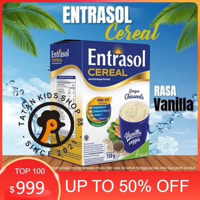 Gambar Aqky Entrasol Quick Start Cereal 1 Box Isi 5 Sachet Chocolate Vanilla - Coklat dari faaza103 undefined Tokopedia