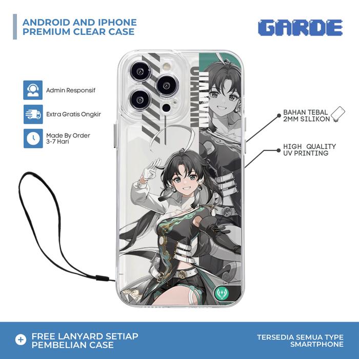 Gambar WUTHERING WAVES WUWA CHARACTER  PREMIUM CLEAR CASE HIGH QUALITY CASING HP SAMSUNG XIAOMI POCO XR SE 11 12 13 14 15 PRO MAX PLUS SALE BY GARDE - Jianxin, Oppo dari Garde Casestore undefined Tokopedia