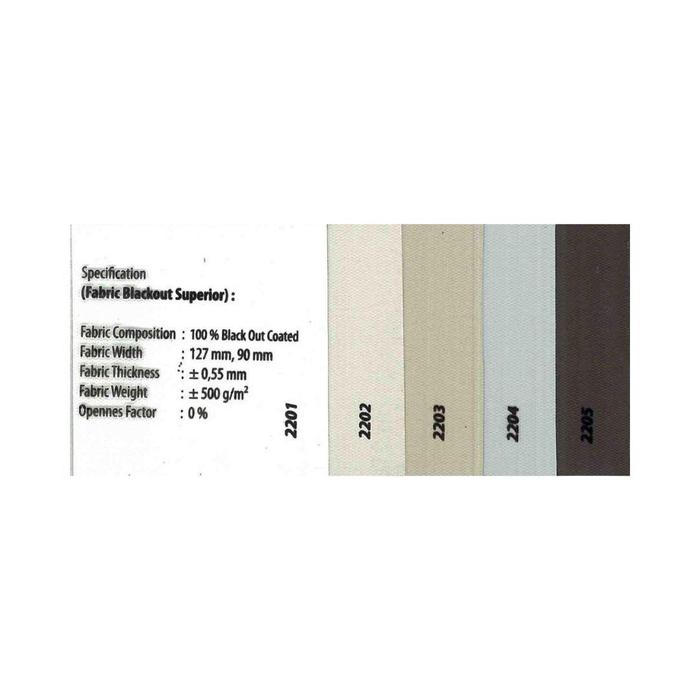 Gambar Vertical Blind Black Out - 20xx dari Sagen Interior undefined 4 Tokopedia