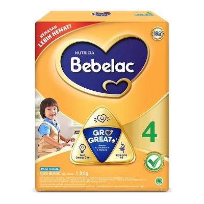 Gambar Bebelac 4 GroGreat+ Susu Pertumbuhan Bubuk Vanila 1.8 kg dari Agen Murah PS undefined Tokopedia