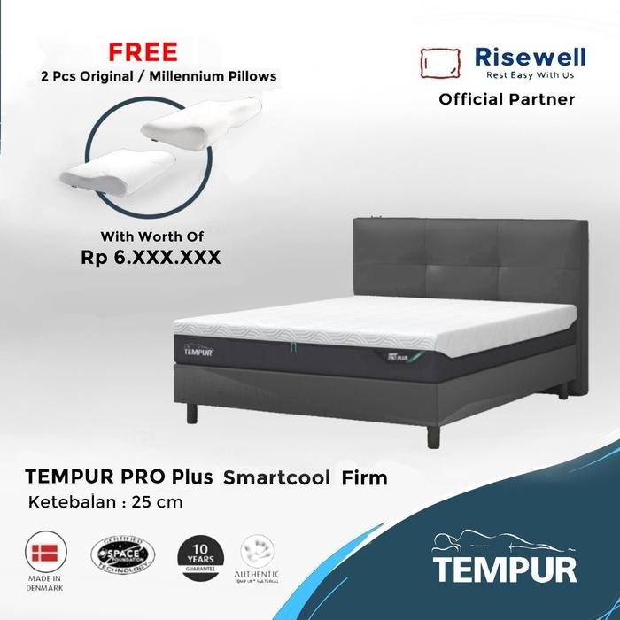 Jual Kasur Tempur Pro Plus Firm 25 cm with Smart Cool (Mattress