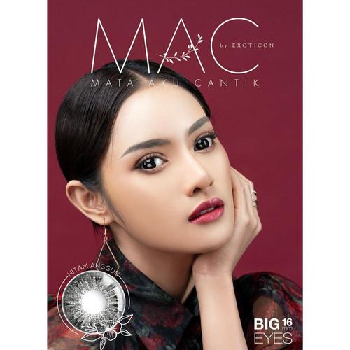 Gambar SOFTLENS X2 MAC BY EXOTICON / X2 MATA AKU CANTIK 16 MM NORMAL S.D MI - HITAM ANGGUN, -3.50 dari LookShop undefined Tokopedia