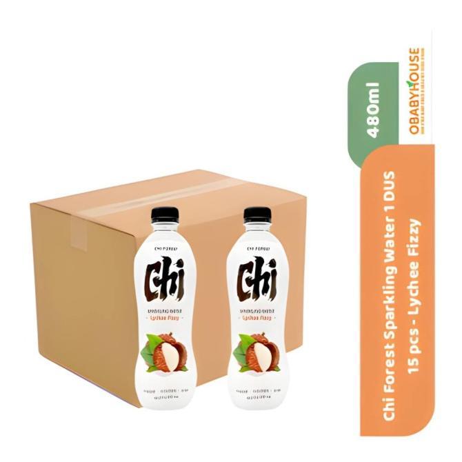 Gambar Chi Forest Sparkling Water 480 ml - 1 15 Pcs cs6 -  Lychee Fizzy dari cundamani shop undefined Tokopedia