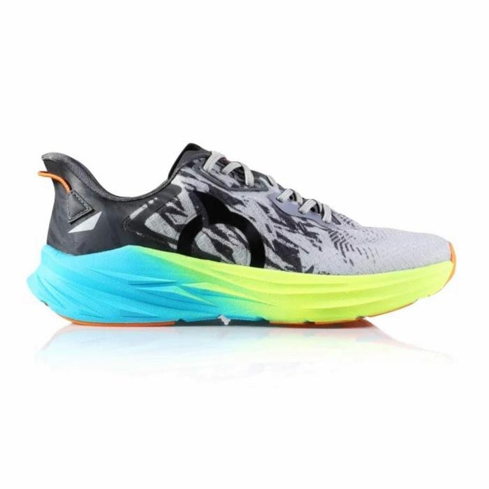 Gambar sepatu lari ortuseight hyperfuse 2.1 grey lime cyan original dari sepatu original 07 undefined Tokopedia