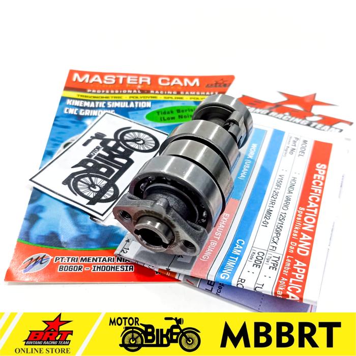 Gambar Master Cam Noken As BRT Vario 150 Vario 125 PCX S10 T1 T2 R3 R4 R6 R7 - R6 dari motor bike undefined Tokopedia