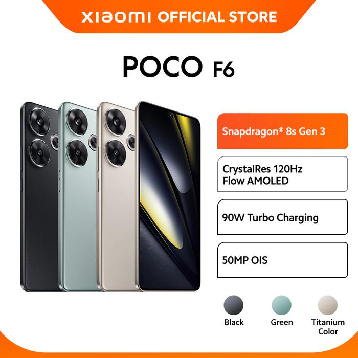 Promo Official Xiaomi POCO F6 (8GB+256GB) | (12GB + 512GB 