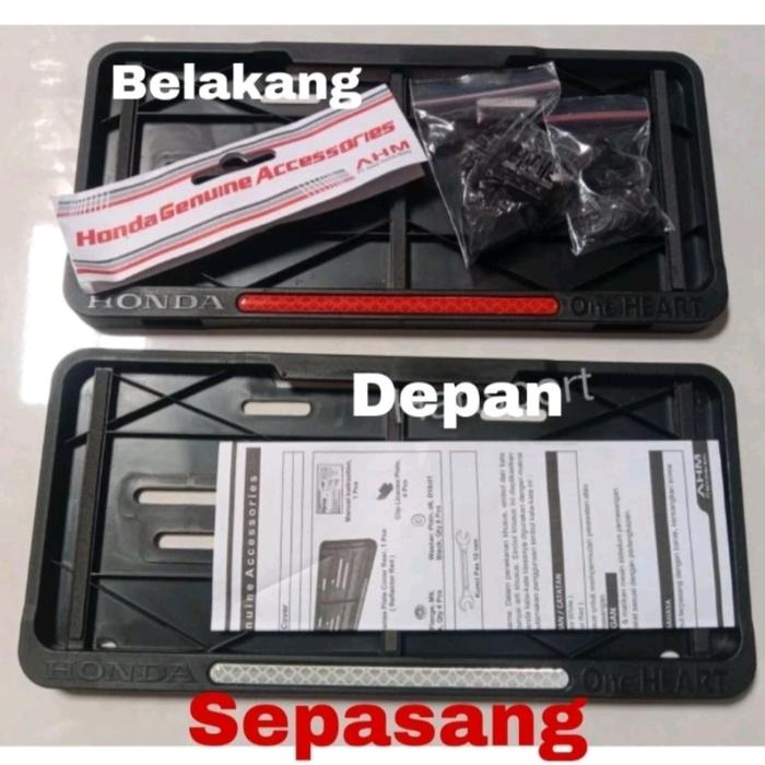 Gambar Aksesoris Honda New Vario 125 150 2018 2022 Original Honda AHM - Plat Nomor dari EL XAVIER undefined Tokopedia